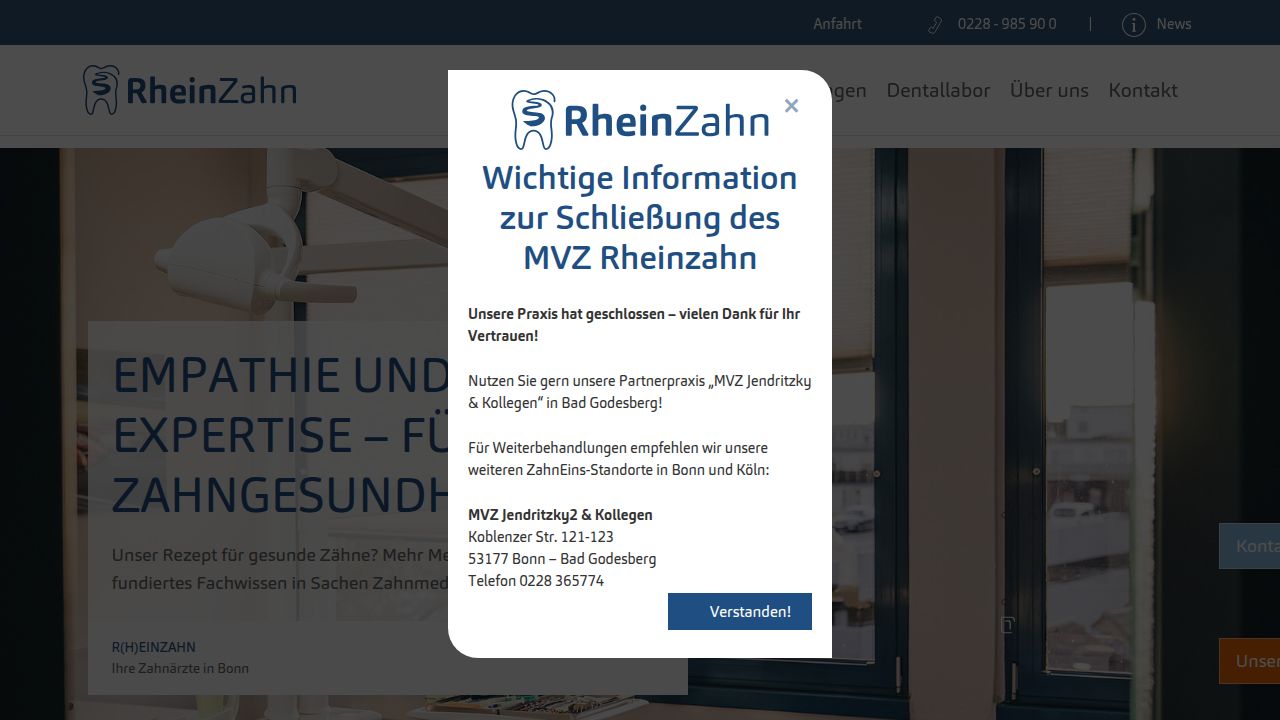 Home page of the website of Herr Dr. Andreas J. Zimmermann  MSc
