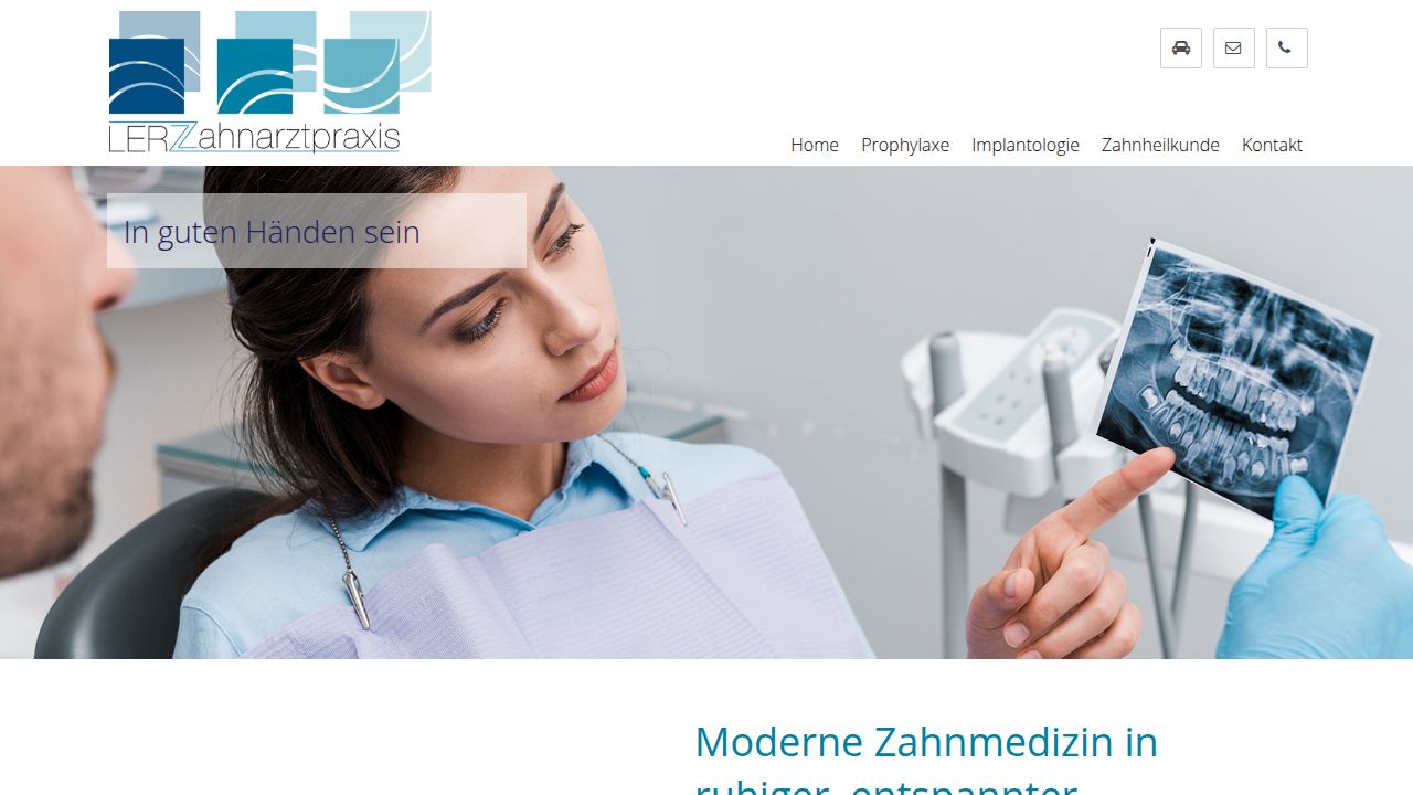 Startpagina van de website van Herr Dr. Rainer-Maria Dr. Deppe