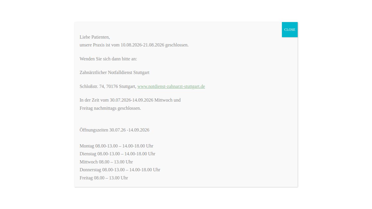 Home page of the website of Frau Dr. Elke Behle