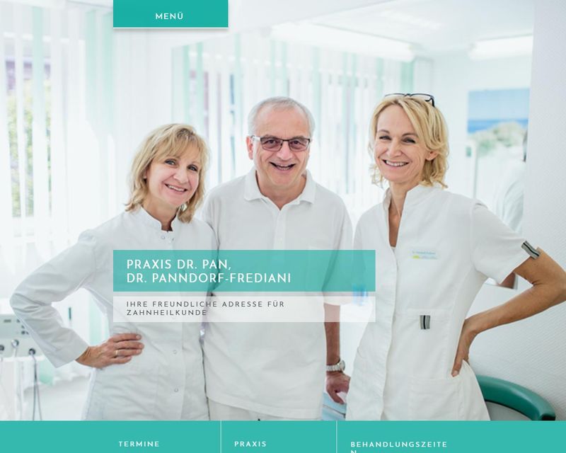 Home page of the website of Dr Peter Pan