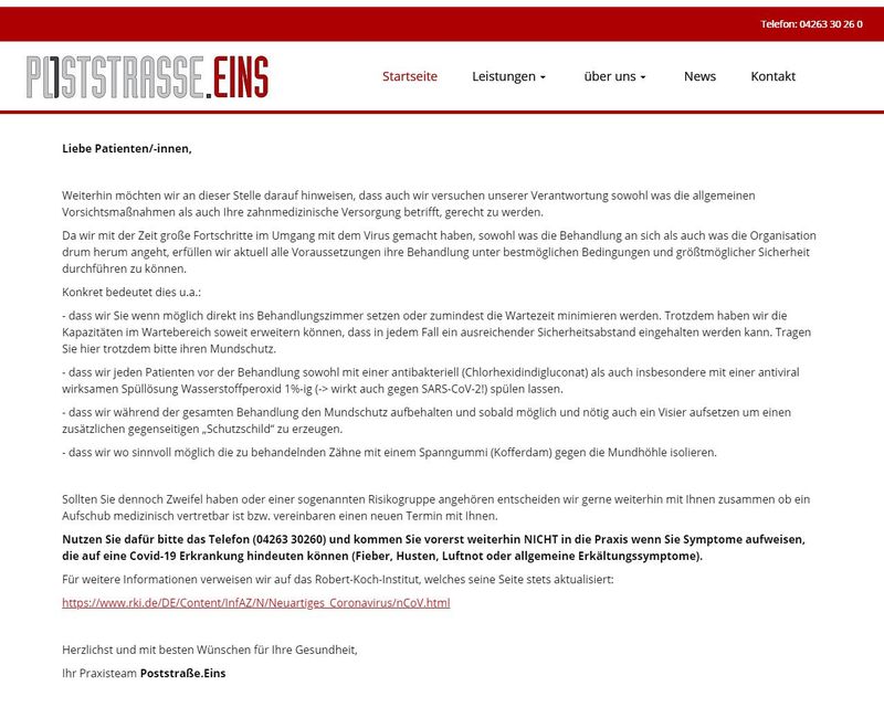 Thomas Bock internet sitesinin ana sayfası